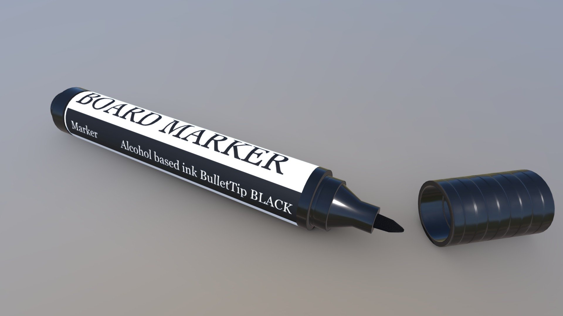 Marker 3D model by Marko Korbun (Marko.Korbun) [b53df9c] Sketchfab