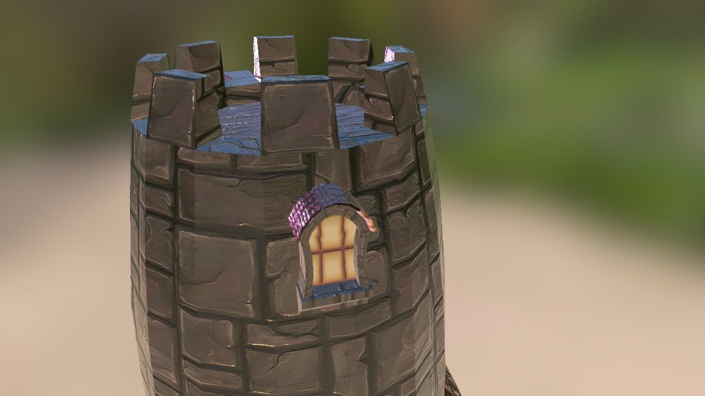 Torre Exportada - Texturing Test