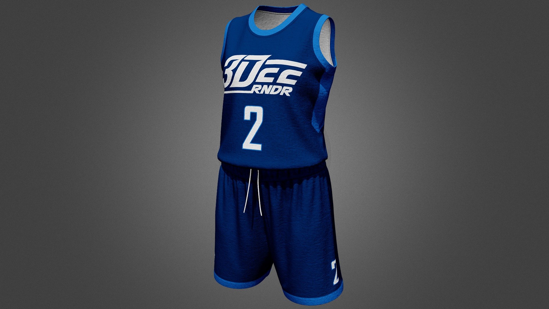 Basketball Jersey - Download Free 3D model by Sev (@sevclothing) [3ee634a]