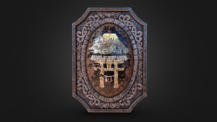 Japan Fuji Amulet 3D Model