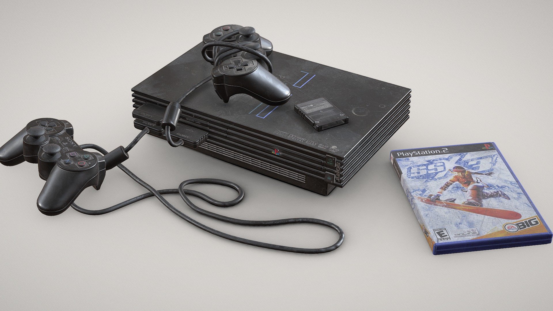 Sony PlayStation 2 - Download Free 3D model by Dolgov (@Dolgov12) [b53f858]