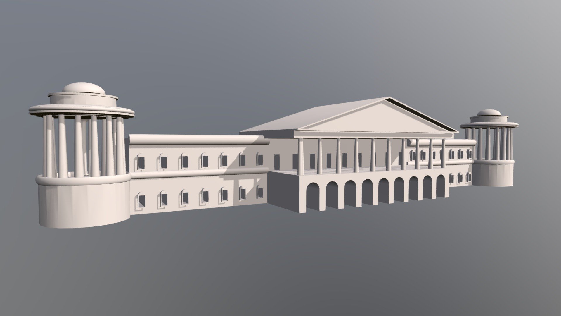 Gruppo5: Castello_Foro Napoleonico - 3D model by Architetture_progetto ...