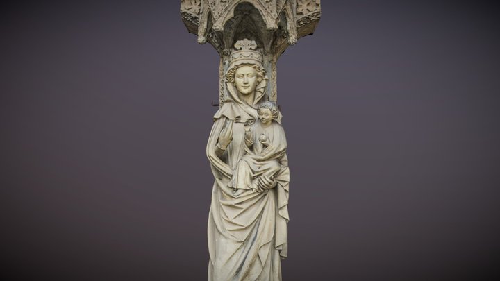 La Virgen Blanca photogrammetry scan 3D Model