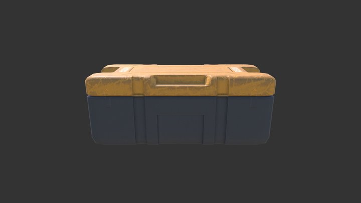 Box_SteelRectangle 3D Model