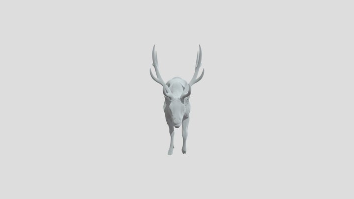 Majestic Moose 3D Model