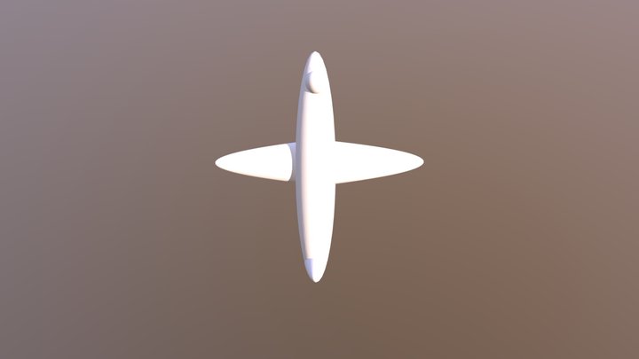 avión 3d 3D Model
