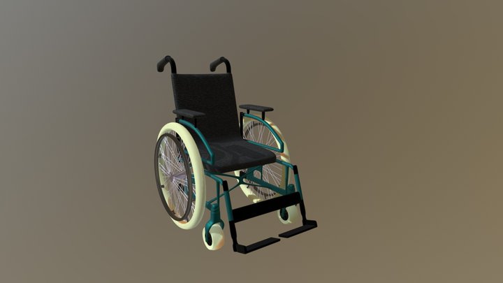 коляска 3D Model