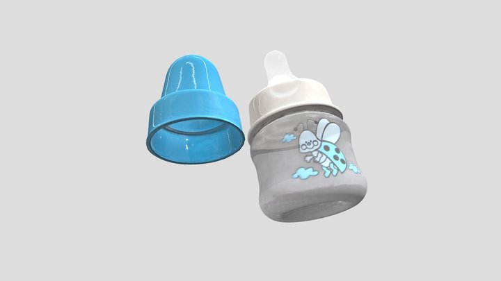 Biberón prematuro 3D Model