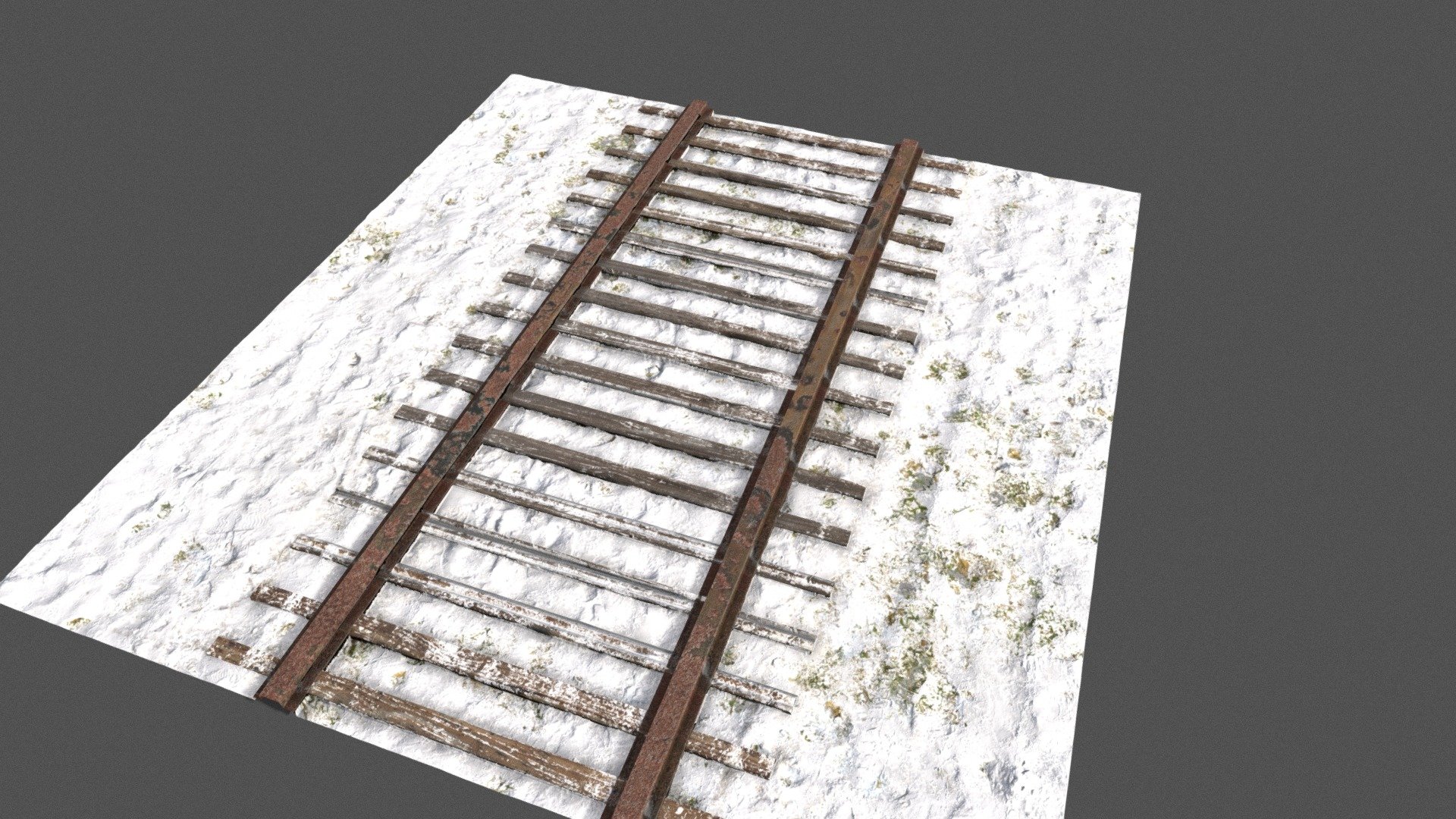 Railway track Download Free 3D model by pieseven [b54157e] Sketchfab
