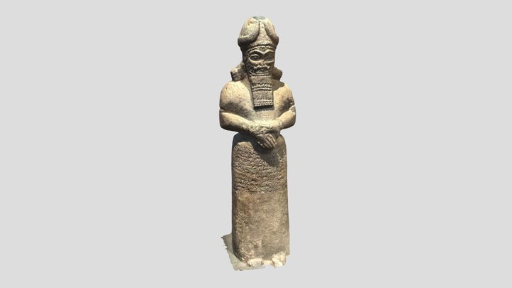 Attendant Assyrian God [Temple of Nabu] 3D Model