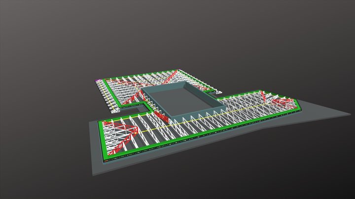 J04246- EAST BUILDING- 3D 3D Model