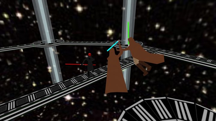 Star Wars VG Remix Scene 3D Model