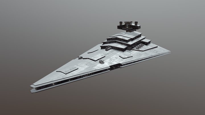 Star Destroyer 3D Model
