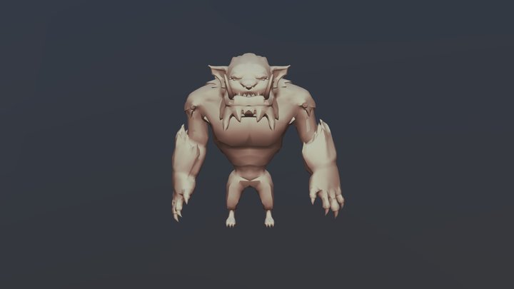 China monster 3D Model