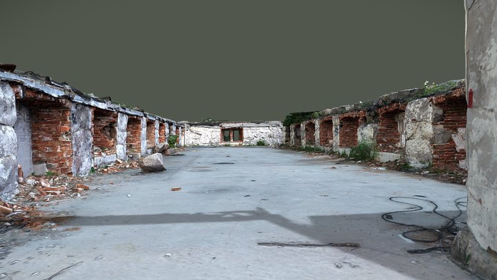 Old factory ruin in Raisio, Finland – Modello 3D gratuito STL