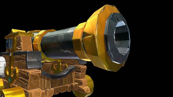 PirateCannons 3D Model