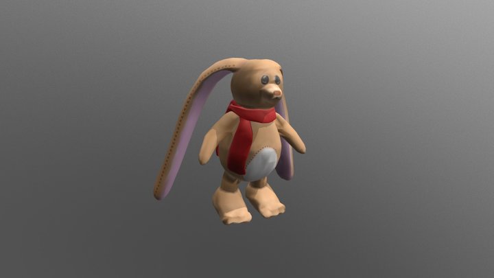 Cartoon Character Final - Bunny 3D Model
