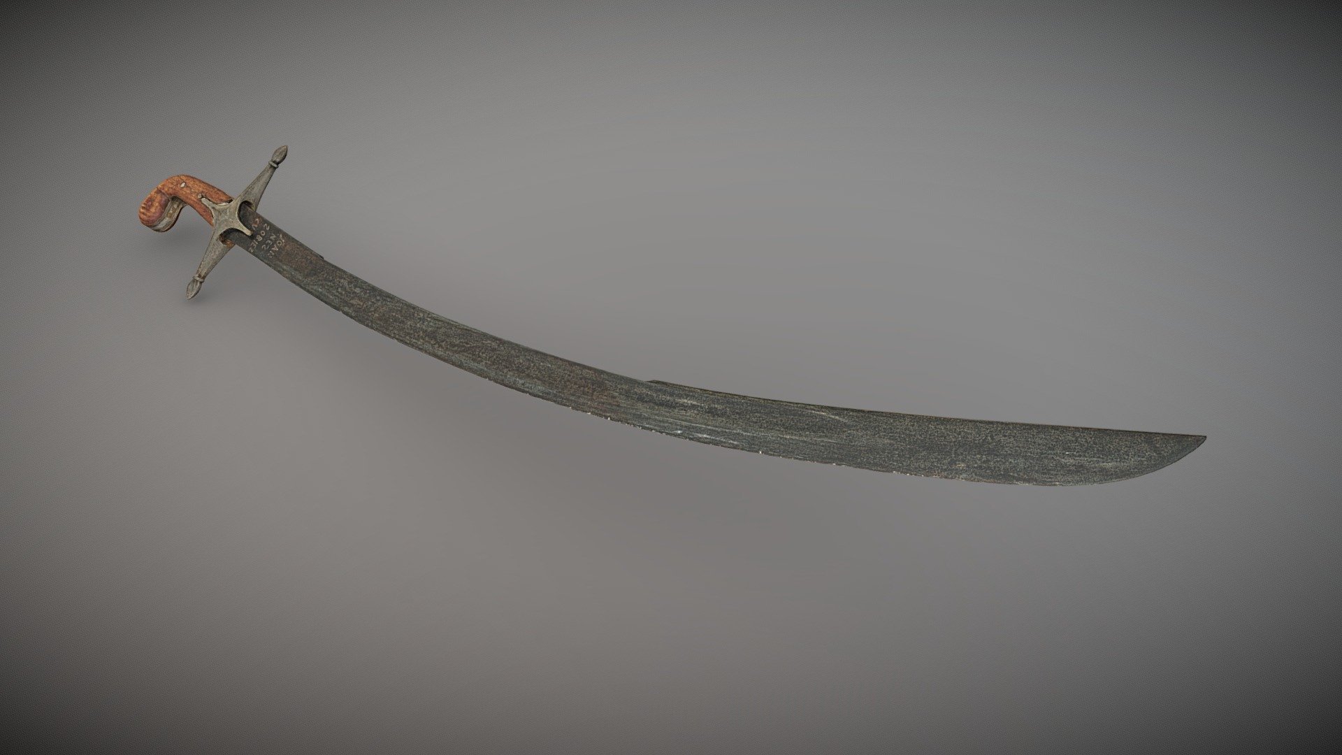 Jak Nazywa Sie Szabla Papkina Szabla pamiątkowa Jana III Sobieskiego XVII w. - 3D model by krayczek