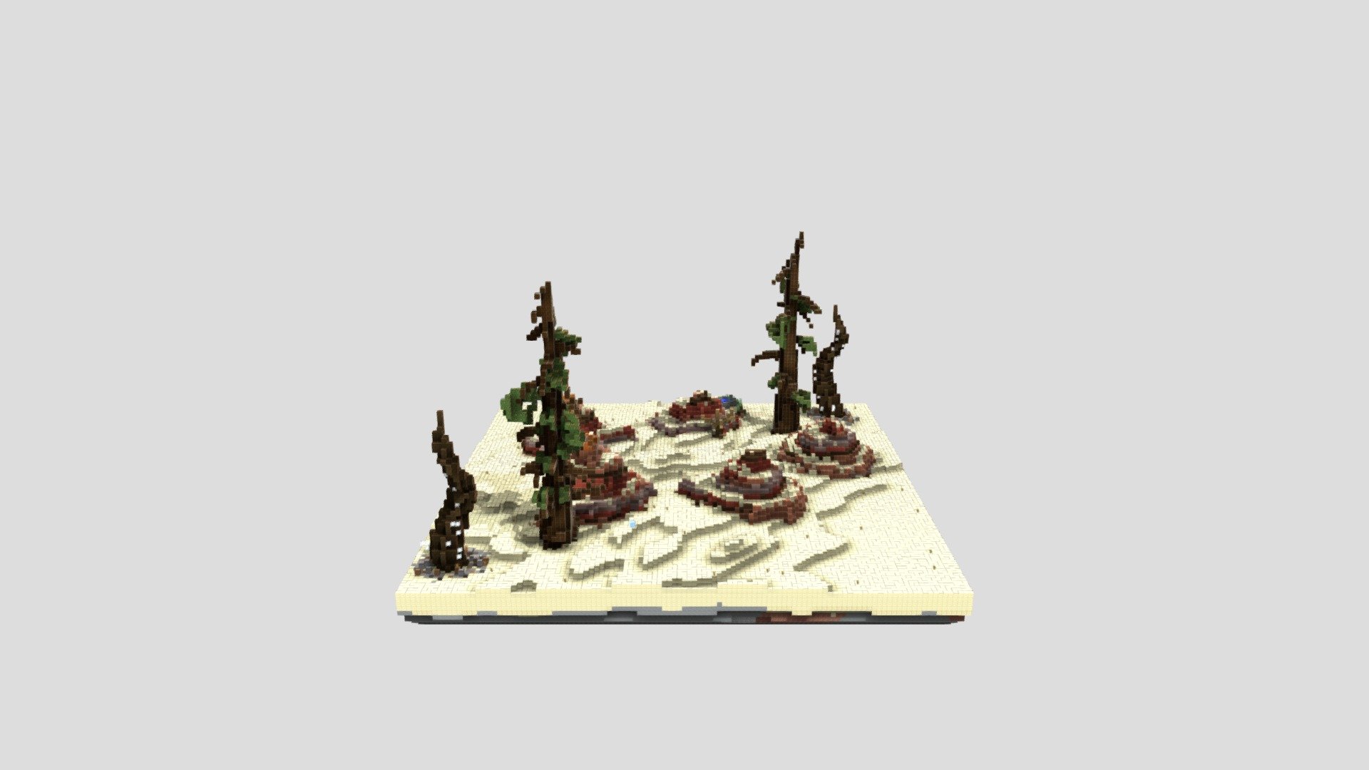 PixelMine | 32 Mini P V P Arenas desert - 3D model by Pixel Mine ...