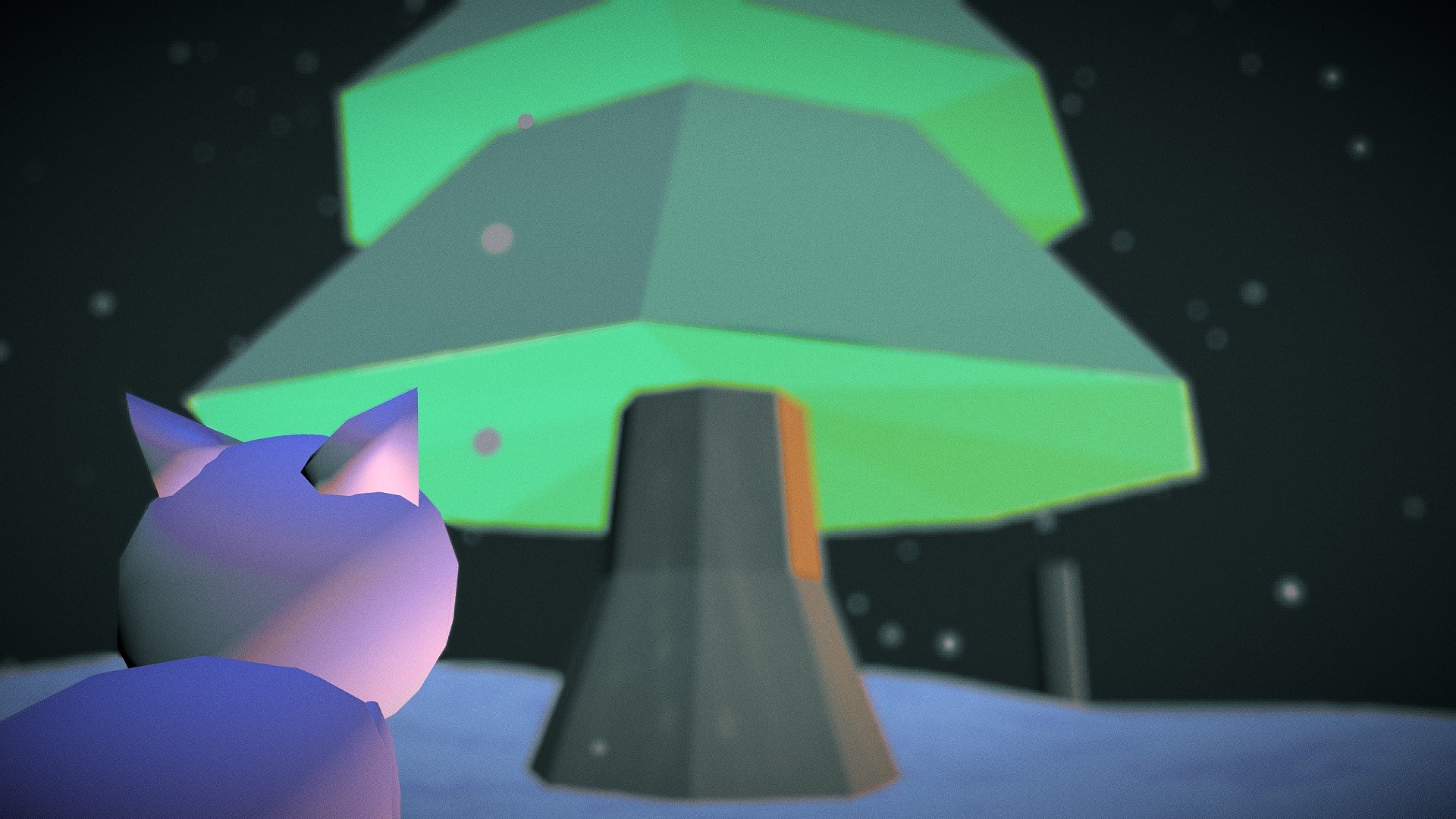 Diorama Assignment - Cat In Snow