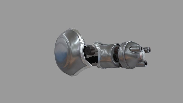 Silver Nautilus 47 3D Model