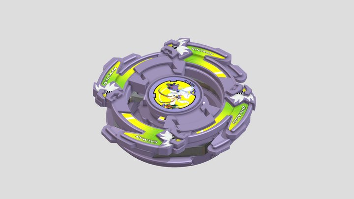 Galman Beyblade First Generation 3D Model
