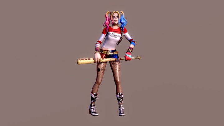 Harley Quinn 3D Model