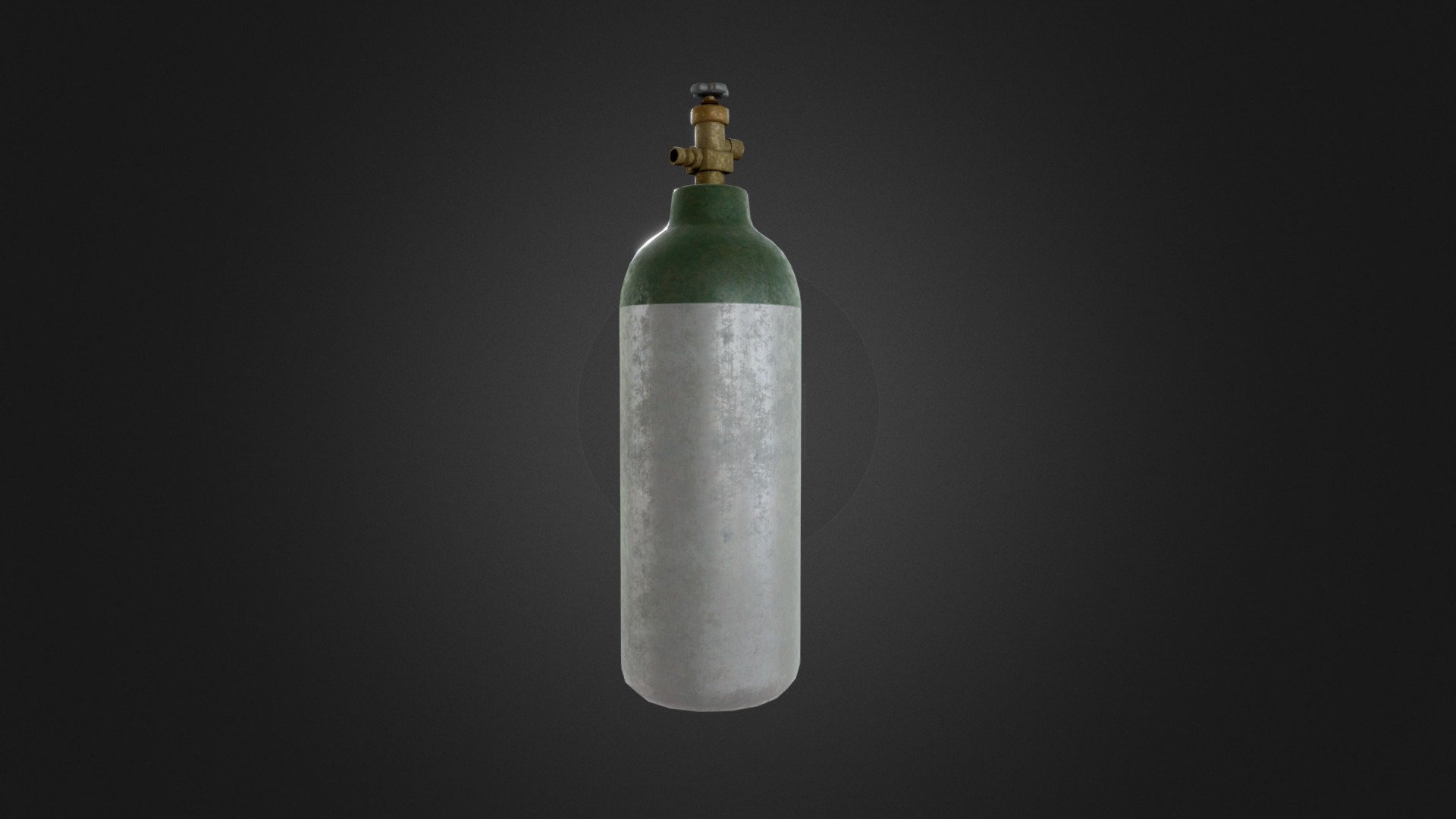 Simple Oxygen Tank Download Free 3D model by Blender3D