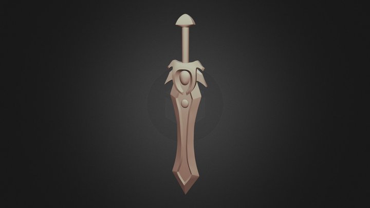 Sword Garen by League of Legends for 3d printed 3D Model