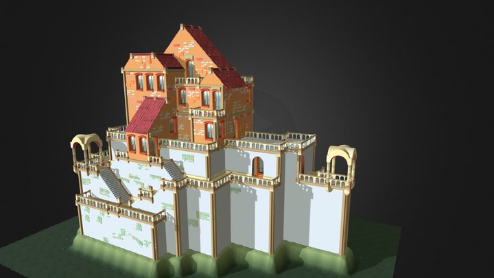 Beauty Scene Modular environment 3D Model