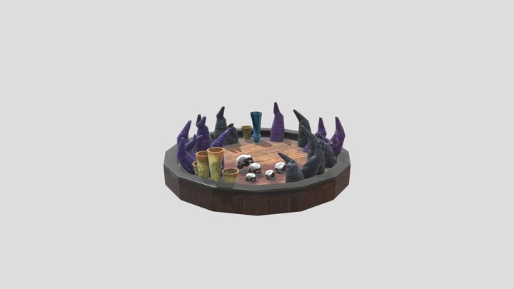 Venari's Pedestal 3D Model