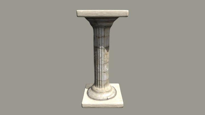 Pillar_ Style1 3D Model