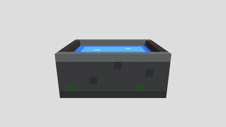 Water Trough - Voxel 32x32 – Modello 3D gratuito STL