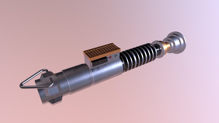 Second Light saber - Luke Skywalker 3D Model