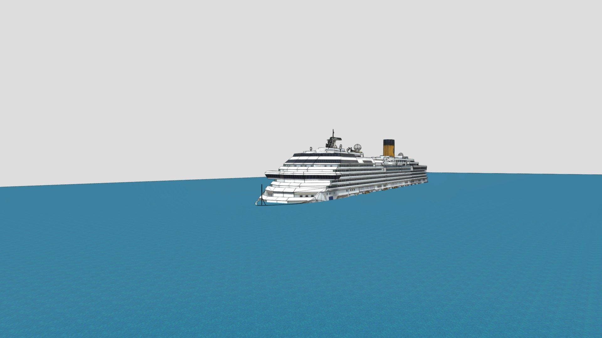 Costa Concordia Refloating - Download Free 3D model by ...