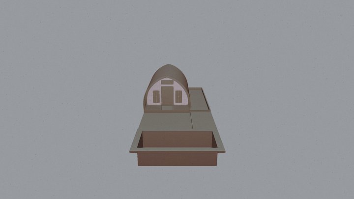rumah intiq keyshot 3D Model