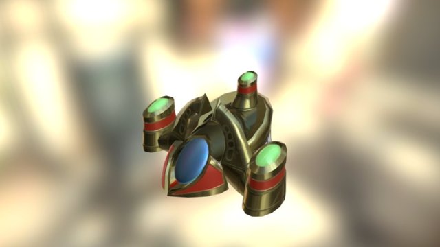 Protoss Assimilator 3D Model