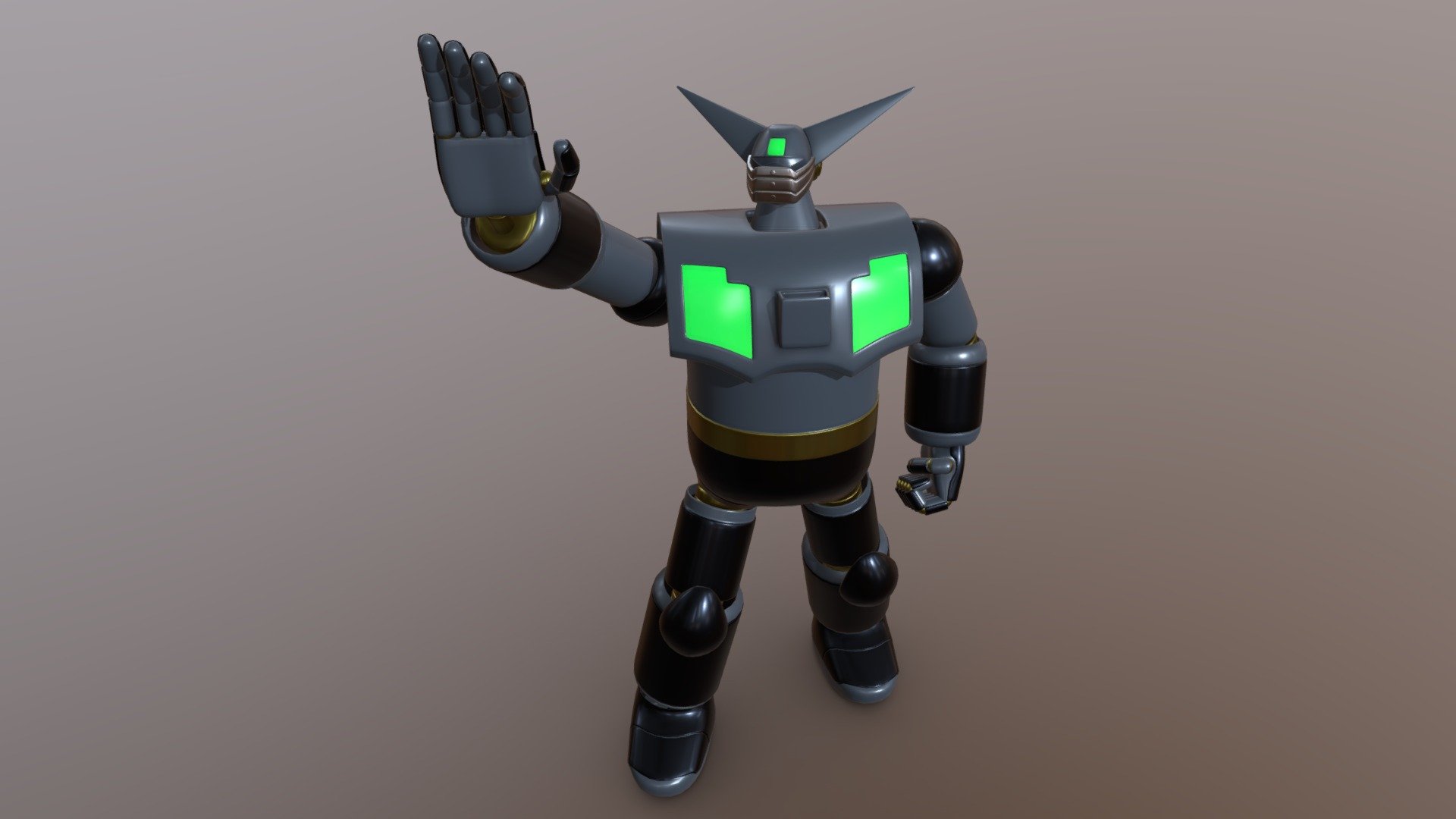 Black Getter Pose
