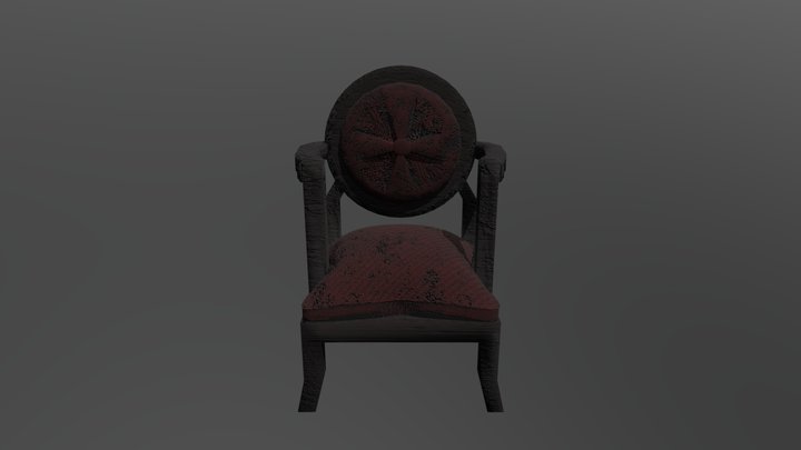 Gothic chair 3D Model