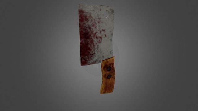 Bloody cleaver 3D Model