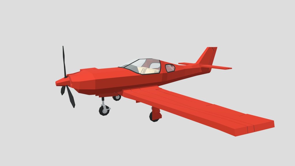 Lancair 360 Aircraft – Low Poly