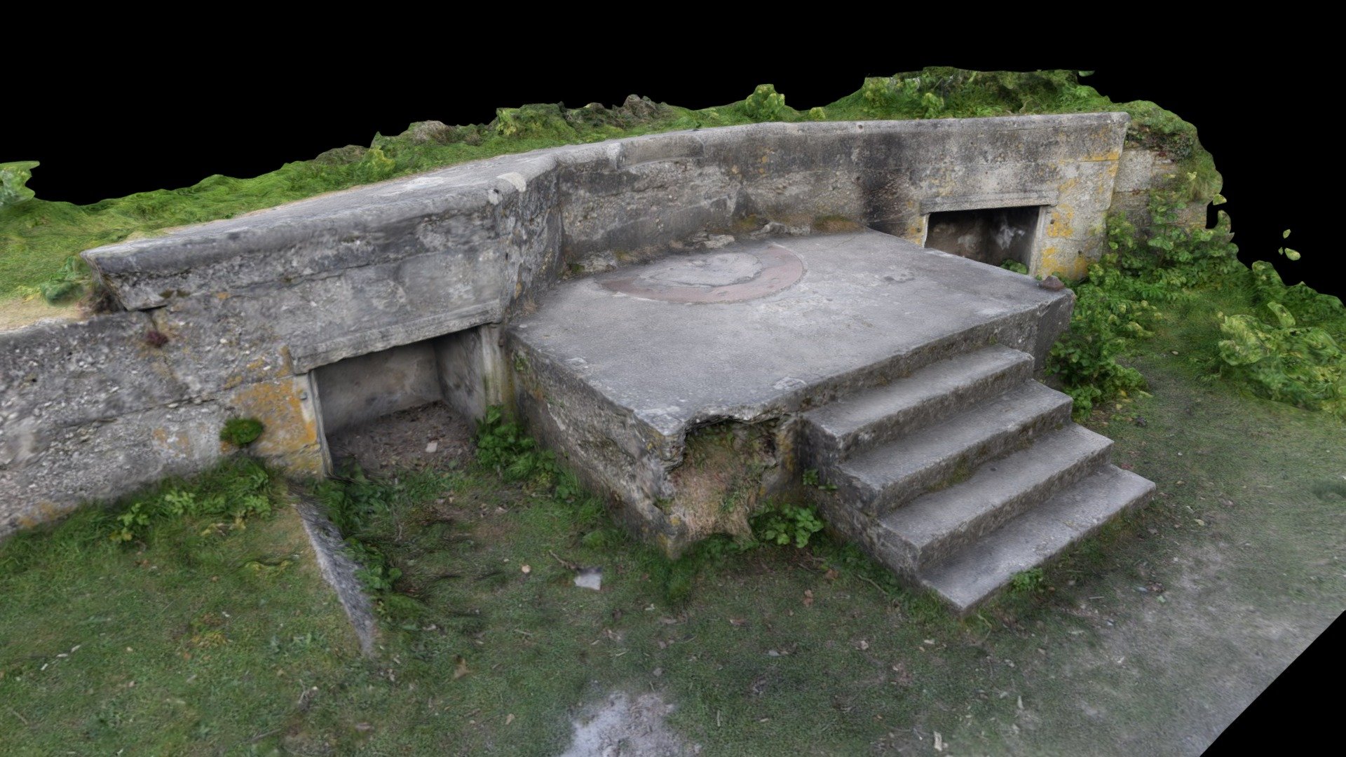 Gun Emplacements, Crab Quay, Falmouth, Cornwall