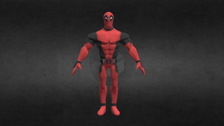 Deadpool Model 3D 3D Model