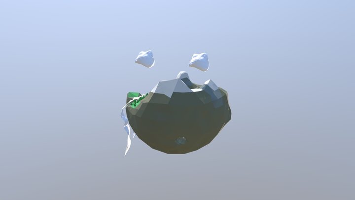 low poly island 3D Model