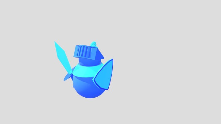 knight low poly