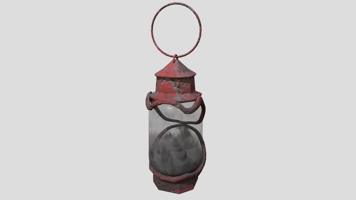 MLeduc - Tp4 Texture - Lanterne brulée 3D Model
