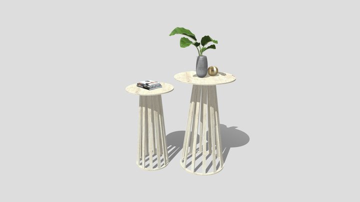 Decorative table 3D Model