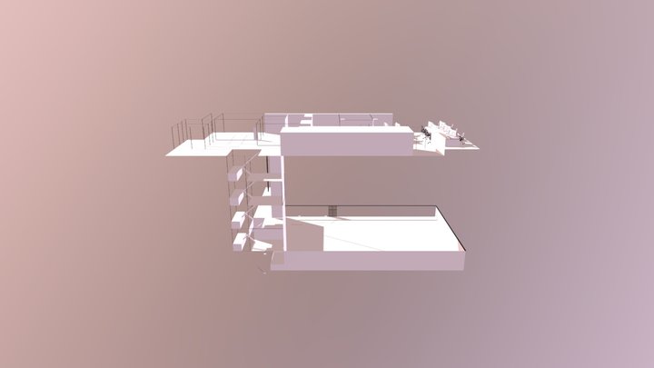 Floor Plan London Office V2 3D Model