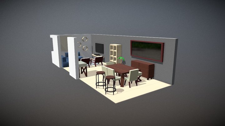 Interior Design Home Alpha 3D Model