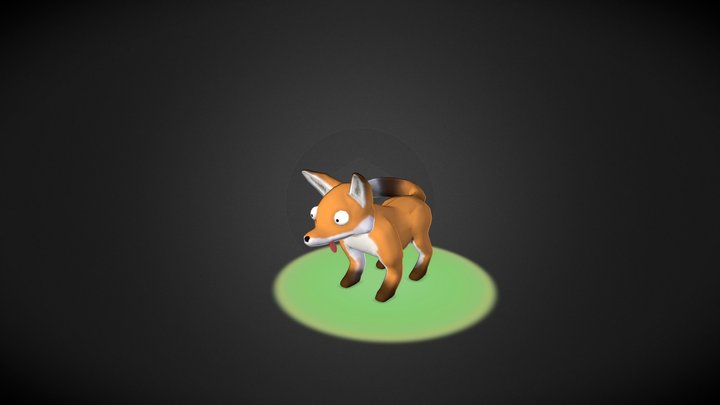 Frivolous Fox 3D Model